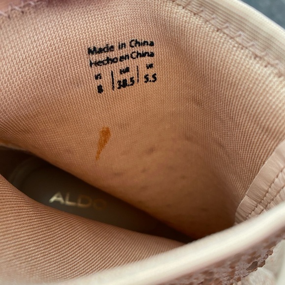 ALDO Nude Mesh Open Toe Bootie - Picture 13 of 14